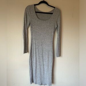 Ribbed Sweater Dress